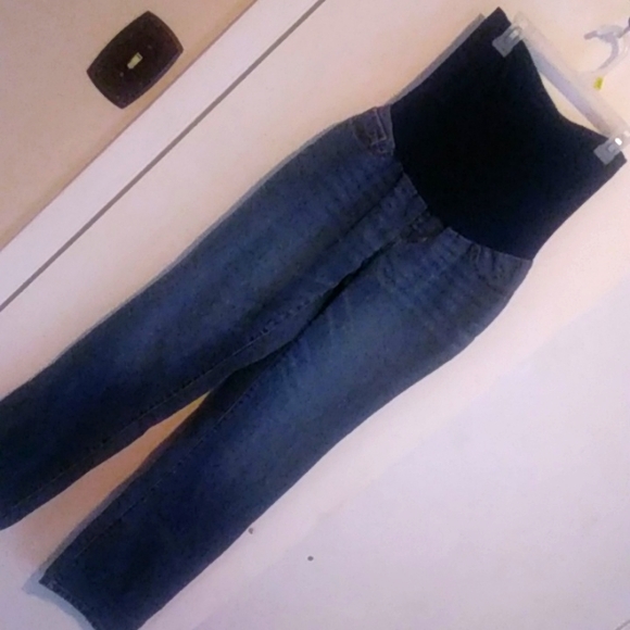 Maternity pants Indigo blue sz med - Picture 1 of 3